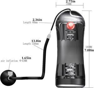 Masturbadores Manuales Masculinos con Exprimidor y Bolsa de <span class=keywords><strong>Aire</strong></span> y Bola Vibrante, Copa Masturbadora Masculina Reutilizable con Textura 3D - Product Image 6