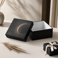 Caixa de Presente para Dispositivos de Beleza em Preto Fosco com Tampa, Impressão Personalizada, Rígida, Resistente, Reciclável, Premium, Fornecimento Direto de Fábrica