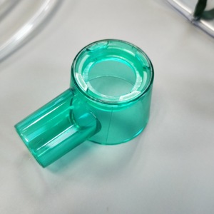 <span class=keywords><strong>Masque</strong></span> Venturi jetable en PVC de qualité médicale avec 2 diluteurs, transparent/vert – Offre Spéciale - Product Image 4