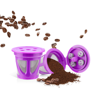 Nouvelles capsules K-Cup réutilisables, filtre à café rechargeable en PP pour machine à café K-Cup Supreme Plus