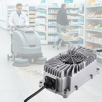 Chargeur automatique LNLEE 12V 15A pour robot laveur de sols, solution de charge rapide best-seller pour robot nettoyeur de vitres, boîtier étanche IP67