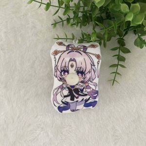 Best Sale <b>Custom</b> Shape Logo Acrylic Mini Letters Keyrings PP Cotton Charms Plush <b>Keychain</b> for Bag Soft <b>Custom</b> <b>Keychain</b> - Product Image 2