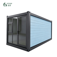 Pequeña Casa Modular Prefabricada Expandible y Moderna para Playa, de Ensamblaje Rápido, Tipo Contenedor o Contenedor Expandible