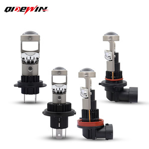 ไฟหน้ารถยนต์ QideWin H4 LED 30000Lm แสงสูง-ต่ำในตัว พร้อมเลนส์เลเซอร์สำหรับรถยนต์ทั่วไป - Product Image 1