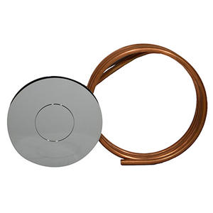 Botón Redondo con Tubo de Cobre Cromado para Baterías Dianflex y Catis - Product Image 1