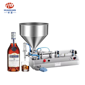 Máy làm kem cho bánh chai thủy tinh làm đầy và nắp máy tự động Whisky sữa chua Máy chiết rót - Product Image 2