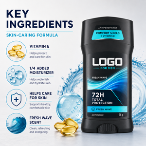 Desodorante en Barra Antitranspirante para Hombre ODM, Protección Total de 72 Horas, Elimina el Olor, Previene las Malas Olores, Aroma Refrescante - Product Image 2