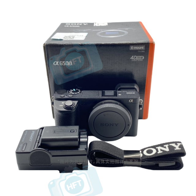 HFT Professional A6500 Mirrorless Camcorder 4K UHD Video Full-frame CMOS Sensor Rechargeable Battery with SD Memory Card