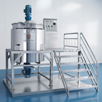Homogénéisateur en acier inoxydable pour cosmétiques 1000L, machine de mélange pour liquides/savon de lessive/produits pour le visage avec moteur, pour le traitement de produits chimiques