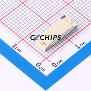 FPC-0.5FX-19PWCR-H20 FFC/FPC Connector SMD,P=0.5mm,Horizontal Mount Connector Flip Cover Type Bottom Contact 19P 0.5mm - Product Image 2