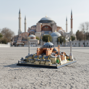 Juguetes de Construcción de Edificios Emblemáticos, Catedral de Santa Sofía de Estambul, Turquía, Escena Urbana, Bloques de Construcción de Plástico ABS, Juguete de Piezas Pequeñas, Regalo - Product Image 1