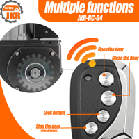 Clé de rechange pour porte coulissante à code d'apprentissage crypté pour moteur de porte télécommandée sécurisée 433mhz