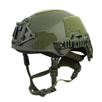 Casque tactique Wendy EX de protection de sécurité extérieure en ABS de 7mm d'épaisseur avec rails Wendy 3.0 et coussinets en mousse à mémoire de forme