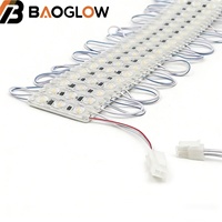 Modules LED étanches IP65 pour extérieur, AC 220V SMD 2835 2W, blanc chaud/froid, modules LED injectés pour enseignes et éclairage publicitaire