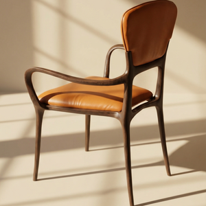Chaise de salle à manger rembourrée moderne, structure en bois massif, assise en tissu doux, mobilier contemporain pour cuisine, restaurant, hôtel PISANO - Product Image 3