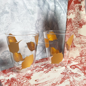 Juego de Vasos de Cristal con Diseño de Enredaderas, Vasos Transparentes con Diseño de Cielo Estrellado, Vasos para Agua, Vasos para Whisky - Product Image 4