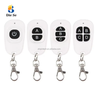 Télécommande universelle sans fil RF à 1-4 boutons 315 MHz 433 MHz pour porte de garage et serrure électrique – Vente en gros