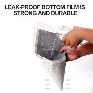 Çin toptan köpek pet eğitim pedleri bezi tek kullanımlık pet ürünleri karbon aktivatör biyobozunur çiş pedleri kalın - Product Image 3