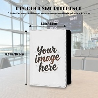 Nuevo Porta Pasaportes Multifuncional Personalizado con Impresión Personalizada, Almacenamiento Doméstico, Porta Tarjetas Unisex de 6.5 Pulgadas