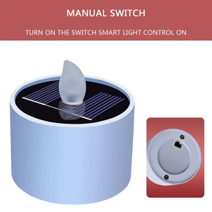Petit panneau <span class=keywords><strong>solaire</strong></span> sans flamme étanche IP65 pour l'extérieur Bougies chauffe-plat LED de jardin rechargeables pour la décoration de la maison et des fêtes - Product Image 4