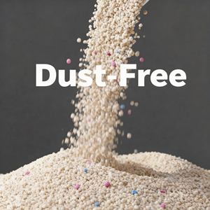 فضلات قطط من البنتونيت صديقة للبيئة سريعة التوصيل بشكل كروي 0.5 مم للتحكم في الروائح وتكتل قوي وقليل الغبار - Product Image 3