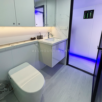 Nouvelle conception de maison flottante pour restaurant, homologuée CE, utilisée en mer, maison de restauration amovible, hôtel aquatique, bateau de loisirs