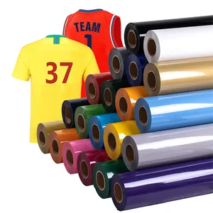 Hot Selling Vinyl Supplier Iron On Heat Transfer Htv Print Shirt Best Pvc Vinyl For Shirts Easyweed Patterned Heat Press