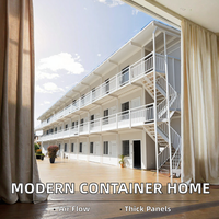 Maison mobile modulaire multifonctionnelle, robuste, résistante au vent, sûre, durable, conteneur plat préfabriqué