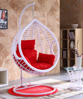 Chaise oeuf suspendue balançoire oeuf chaises en osier rotin hamac oeuf porche balançoire avec coussin pour chambre Patio cocon hamacs