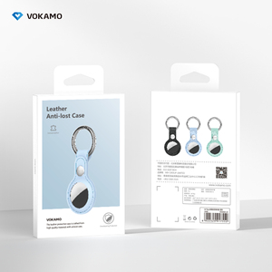 PU Leather Trường Hợp Đối Với Airtag <span class=keywords><strong>Tracker</strong></span> Bảo Vệ Chống Sốc Điện Thoại Grip Định Vị Chống-Mấ<span class=keywords><strong>t</strong></span> Màu Sắc Tinh Khiế<span class=keywords><strong>t</strong></span> Trường Hợp Bìa Cho Airtag - Product Image 5