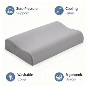 Bán buôn bộ nhớ giường sang trọng gối, Bộ nhớ Gối bông, mềm làm đầy giường khách sạn, khỏe mạnh ngủ cổ gối - Product Image 2