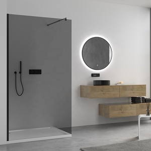 Pantalla de <span class=keywords><strong>ducha</strong></span> de revestimiento fácil de limpiar NANO, cabina de <span class=keywords><strong>ducha</strong></span> de vidrio templado de 10mm - Product Image 3