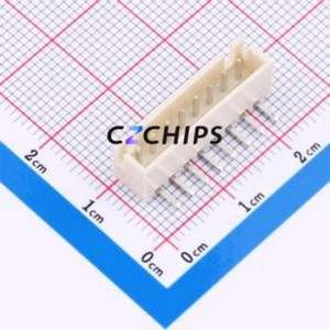 BX-XH2.54-8PWZ-GW Wire-to-Board Pin Header Bent Lead Through Hole,P=2.5mm Connector 1x8P 2.5mm Right Angle Insert XH - Product Image 1