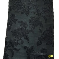 Tissu jacquard brocart floral métallisé personnalisé 149 g/m² pour robes de mariée, vêtements et artisanat