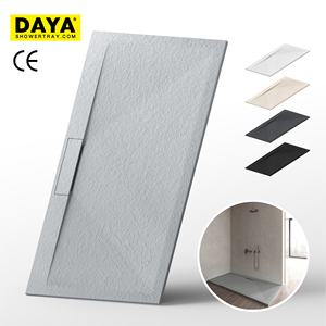 Pomme de <span class=keywords><strong>douche</strong></span> en carrelage de bois, base de <span class=keywords><strong>douche</strong></span> facile à nettoyer, italien mat, dernier plateau de <span class=keywords><strong>douche</strong></span> - Product Image 1