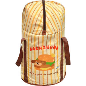 Sac de bain de pieds pliable rond portable pour la maison et le dortoir, fonction simple, modèle Miss, hauteur au-dessus du genou - Product Image 5