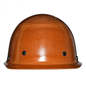 Cascos de seguridad de media ala de fibra de vidrio ligeros, personalizables, al por mayor, con ranuras de 8 puntos, directos de fábrica - Product Image 4