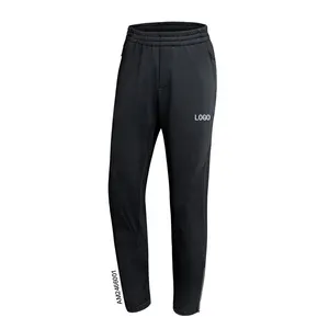 Custom Logo High Quality Polyester Spandex Phone Pocket Jogger Sweatpants Autumn Winter Keep Warm Jogging Pants Men