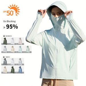 Veste de protection solaire pour la pêche, à manches longues, anti-UV, en soie glacée, avec capuche, pour homme, respirante, séchage rapide, légère, vêtements de sport - Product Image 3