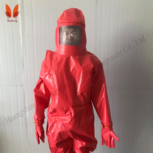 Combinaison de sécurité imperméable et respirante pour <span class=keywords><strong>pompier</strong></span>, anti-abeilles, rouge, coupe ample, entièrement enveloppante, réfléchissante, une pièce, pour sauvetage d'urgence - Product Image 2