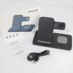 Fast Shipping <b>3</b> in 1 Wireless Charger Dock Station Max 15W Fast Charging Wireless for I <b>Series</b> Wireless Device - Product Image 5