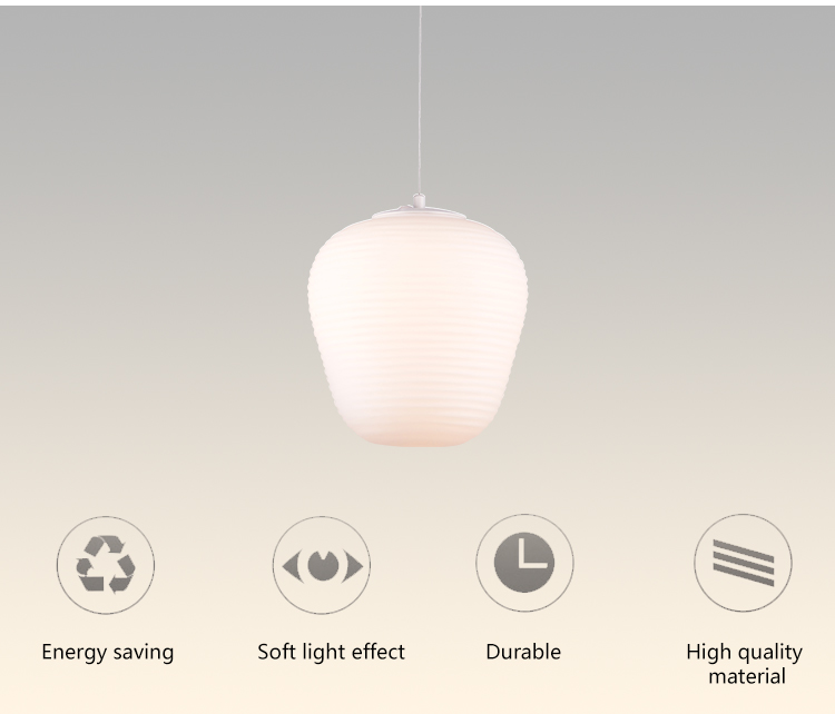 Wholesale Price Interior Study Room Bedroom Decoration E27 Glass Pendant Lamp