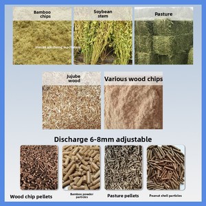 Ligne de granulation de biomasse entièrement automatique à petite échelle avec extrudeuse à anneaux, équipement de formage pour la transformation de poudre de bois, moteur pour combustible biomasse - Product Image 3