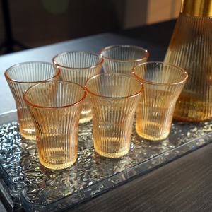 Hot Selling 7-Piece <b>Glass</b> <b>Water</b> Pitcher Set Including 6-Piece Cups and 1-Piece Kettle - Product Image 4