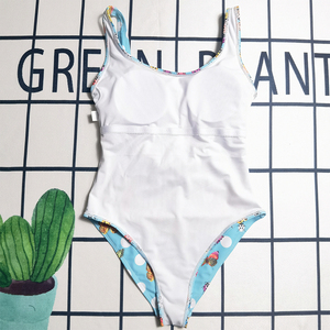 ชุดว่ายน้ำวันพีซผู้หญิงดีไซน์หรูคุณภาพสูงขายดีปี 2026 ผลิตจากผ้าสแปนเด็กซ์/โพลีเอสเตอร์ แห้งเร็ว คอกลม ทรงฮิปสเตอร์ - Product Image 4