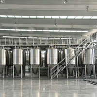 Cuve de Fermentation Conique en Acier Inoxydable HEM 3000L/3500L/10000L – Garantie 6 Ans – Nouvel Équipement de Fermentation pour Bière Artisanale