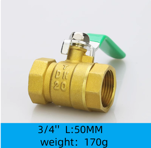 1/2 "3/4" สวิตช์บอลวาล์วทองเหลืองเครื่องมือฮาร์ดแวร์ที่จำเป็นสำหรับการบรรจุในกล่องน้ำดื่ม - Product Image 5
