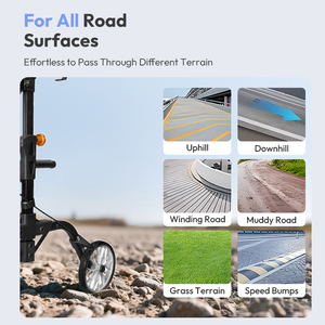 High Quality CE Certified Lightweight Rollator Portable Travel <strong>Walker</strong> Height Adjustable Armrests <strong>Seat</strong> <strong>for</strong> Elderly Home Hospital - Product Image 4