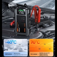 Batterie Li-Polymère de Haute Qualité 20000mAh Rechargeable, Gonfleur de Pneus 150PSI, Pompe à Air Portable, Écran LCD, Batterie Externe pour Voiture