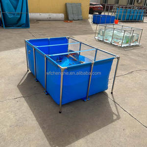 Réservoirs de bâche en PVC durables personnalisés bon marché pour l'étang de pêche de pisciculture Agents de recrutement de 10000 litres - Product Image 2